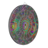 kersttinsel Peacock Feathers Dartbord (Voorkant Links)