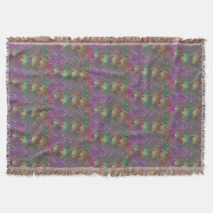 kersttinsel Peacock Feathers Deken