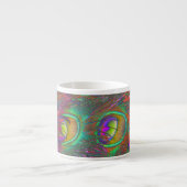 kersttinsel Peacock Feathers Espresso Kop (Voorkant)