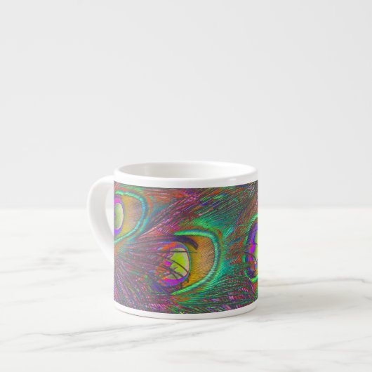 kersttinsel Peacock Feathers Espresso Kop (Links)