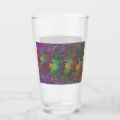 kersttinsel Peacock Feathers Glas (Voorkant)