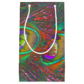 kersttinsel Peacock Feathers Klein Cadeauzakje (Voorkant)