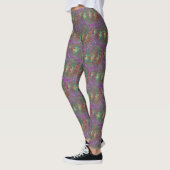 kersttinsel Peacock Feathers Leggings (Links)