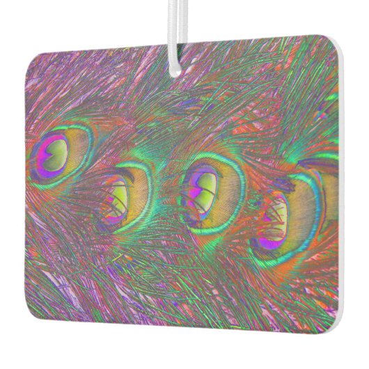 kersttinsel Peacock Feathers Luchtverfrisser (Links)