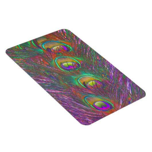 kersttinsel Peacock Feathers Magneet (Rechterzijde)