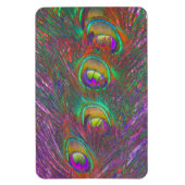 kersttinsel Peacock Feathers Magneet (Verticaal)