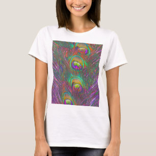 kersttinsel Peacock Feathers T-shirt