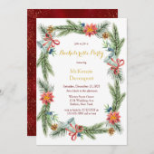 kersttintje Bells Bachelorette party Kaart (Voorkant / Achterkant)