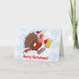 Kersttipsy Turkije (bier) Feestdagen Kaart