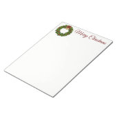 kersttoetsenblok notitieblok (Schuin)