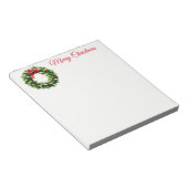 kersttoetsenblok notitieblok (Schuin)