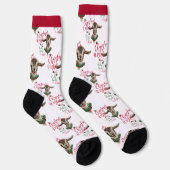 kersttoggenburg Baby Goat Wishes Sokken (Rechts)