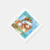 Kersttoller Servet (Hoek)