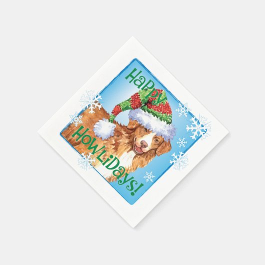 Kersttoller Servet (Hoek)