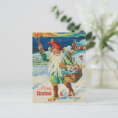 Kersttomaat met fakkel CC0938 Jenny Nyström Feestdagenkaart (Staand voorkant)