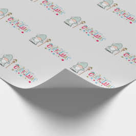 Kersttomte Gnome Cadeaupapier
