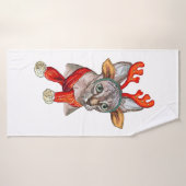kersttong badhanddoek (Badhanddoek)