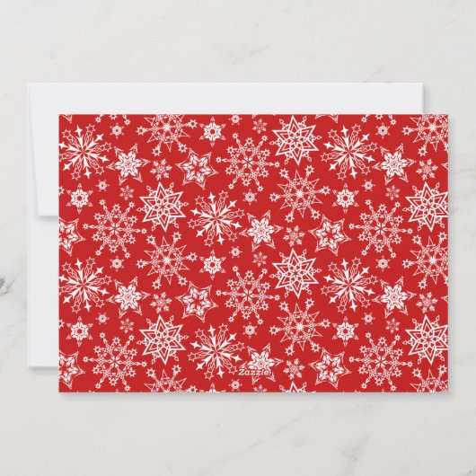 kersttong Birch Bark 3 PHOTO Greep Feestdagenkaart (Achterkant)