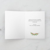 kersttong Birch Bark 4 PHOTO Greep Feestdagen Kaart (Binnen)