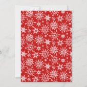 kersttong Birch Bark 4 PHOTO Greep Feestdagenkaart (Achterkant)