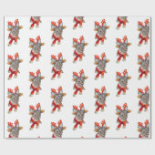 kersttong cadeaupapier (Vlak)