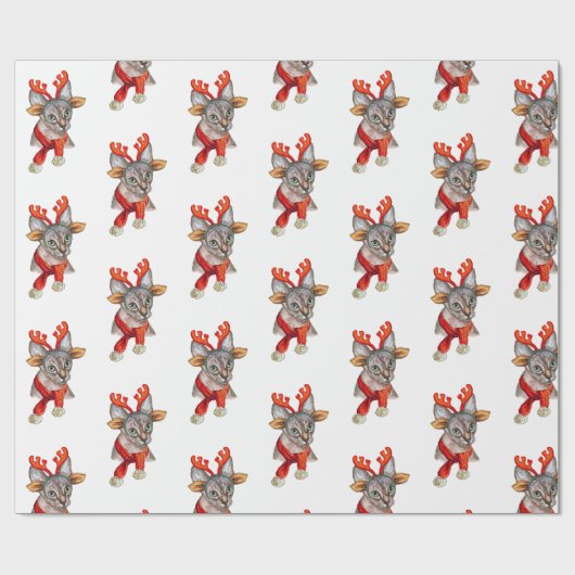 kersttong cadeaupapier (Vlak)