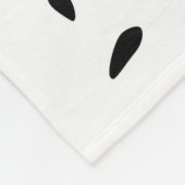 kersttong fleece deken (Hoek)