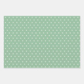 kersttong Mistletoe Waterverf met handbeschilderd Inpakpapier Vel (Voorkant 3)