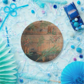 kersttong naaldbomen Pijnhout Papieren Bordje (Feest)