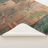 kersttong naaldbomen Pijnhout Sherpa Deken (3/4)