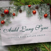 kersttouwen | Auld Lang Syne Greeting Briefkaart