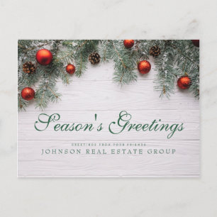 kersttouwen   Groeten van het seizoen Briefkaart