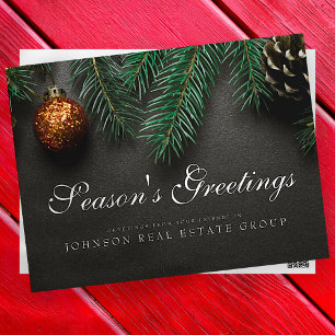 kersttouwen   Groeten van het seizoen Briefkaart