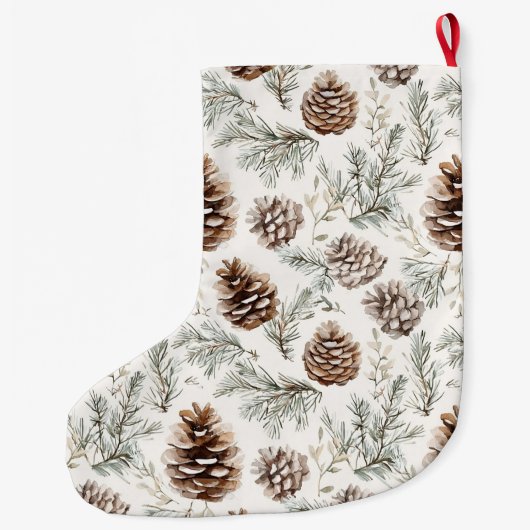 kersttouwen grote kerstsok (Achterkant)