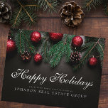 kersttouwen | PRETTIGE FEESTDAGEN Briefkaart<br><div class="desc">Uw zakelijke logo kan hier worden toegevoegd: http://www.zazzle.com/selectpartysupplies</div>