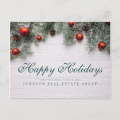 kersttouwen | PRETTIGE FEESTDAGEN Briefkaart (Voorkant)