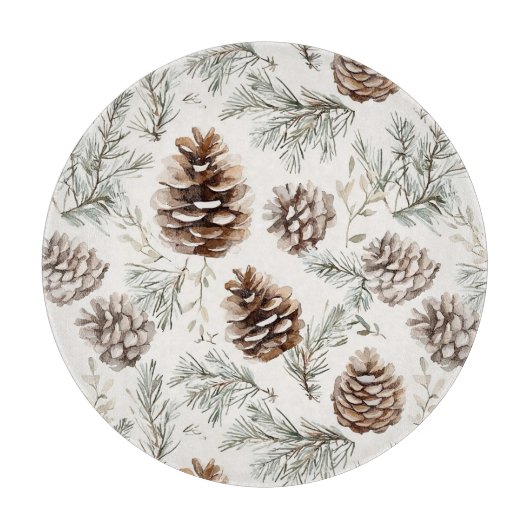 kersttouwen snijplank (Voorkant)