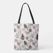 kersttouwen tote bag (Achterkant)