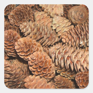 kersttouwen vierkante sticker