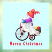 kersttouwkoepel met bijten en cadeautjes raamsticker (Vel 3)