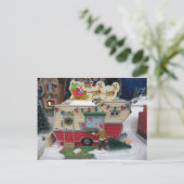 Kersttrailer Briefkaart (Staand voorkant)