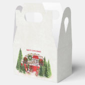 Kersttrailer Camper Outdoorsy Thema Bedankdoosjes (Geopend)