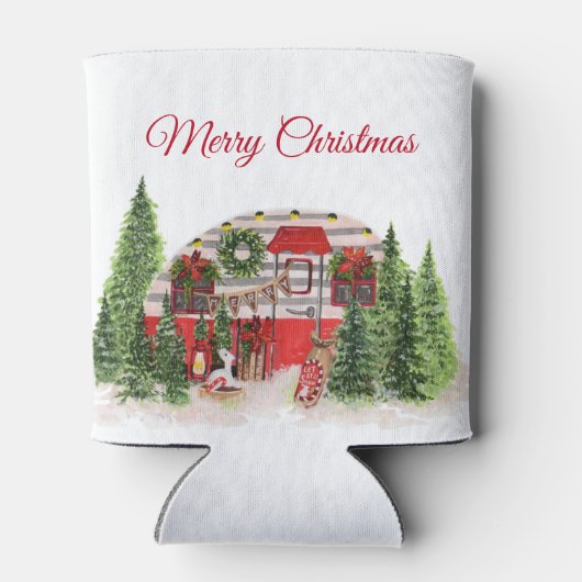 Kersttrailer Camper Outdoorsy Thema Blikjeskoeler (Achterkant)