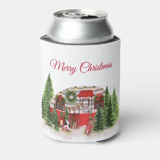 Kersttrailer Camper Outdoorsy Thema Blikjeskoeler (Blikje Achterkant)