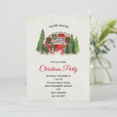 Kersttrailer Camper Outdoorsy Thema Kaart (Staand voorkant)