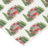 Kersttrailer Camper Outdoorsy Thema Korte Tafelloper (Hoek)