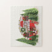 Kersttrailer Camper Outdoorsy Thema Legpuzzel (Verticaal)