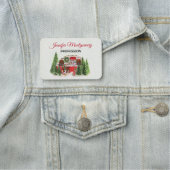 Kersttrailer Camper Outdoorsy Thema Naamplaatje (In situ)