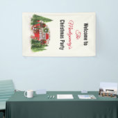 Kersttrailer Camper Outdoorsy Thema Spandoek (Beurs)