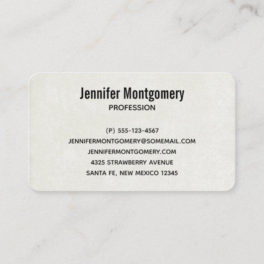 Kersttrailer Camper Rustic Scene Visitekaartje (Achterkant)